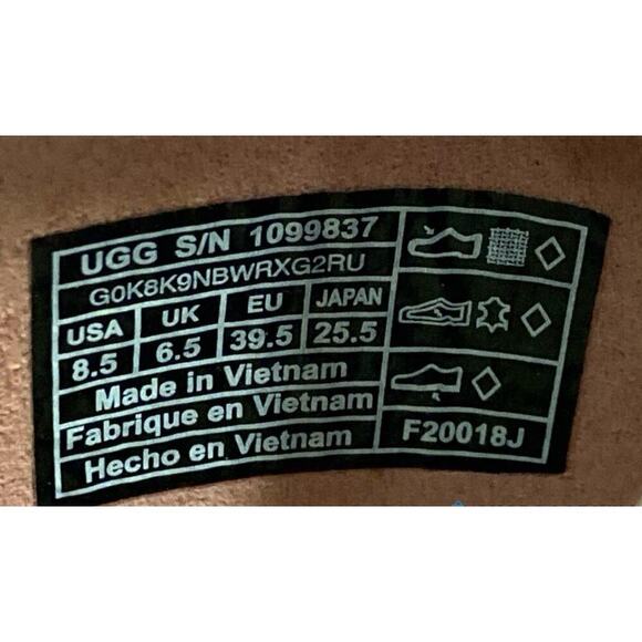 Rare Unique UGG Women Pink Knit Willow Sneakers Size 8.5 Comfy Shoes Vacation - Picture 7 of 9